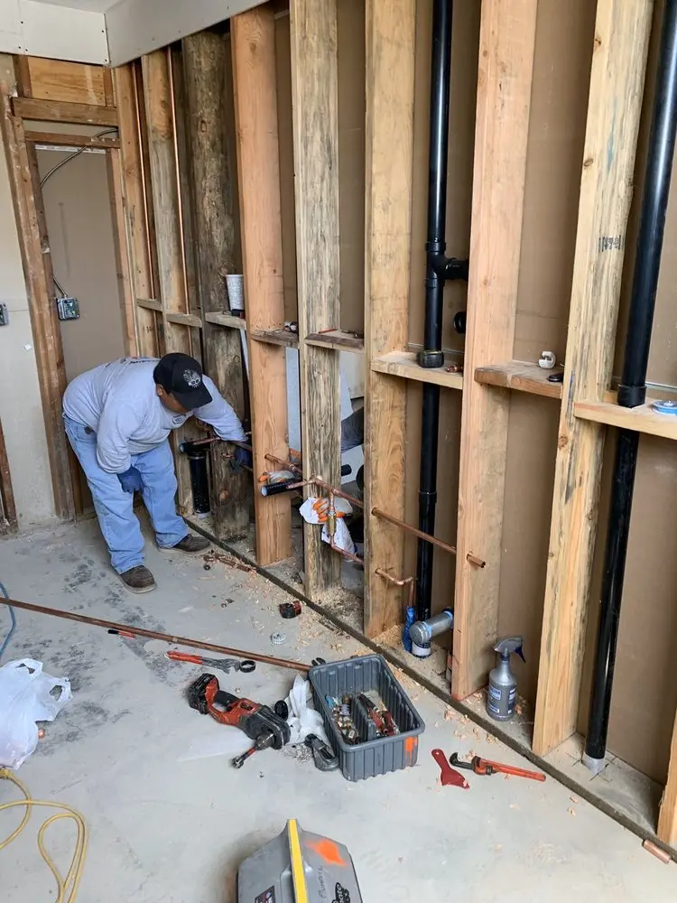 Commercial rough-in plumbing for Gas Line Repair in Leisure City